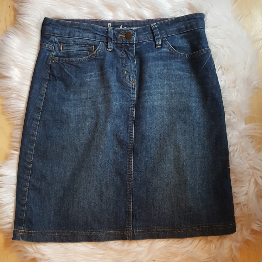 Boden Short Denim Skirt